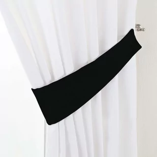 Dekoria.pl Dekoria.pl Podwiązka Victoria głęboka czerń 12 × 70 cm Velvet 335-704-17 - Akcesoria do wystroju okien - miniaturka - grafika 1