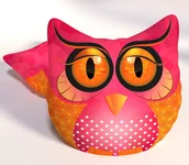 Kołdry i poduszki dla dzieci - Poduszka przytulanka 161 sowa sówka - miniaturka - grafika 1