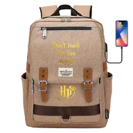 Plecaki - Harry Potter Bronzing Youth Student Schooltor Mężczyźni i kobiety Leisure Travel Plecak S kolor-7 - miniaturka - grafika 1