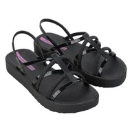Sandały damskie - Sandały Ipanema Diversa Flatform 27238 BH322 czarne - miniaturka - grafika 1