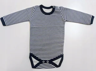 MAMATTI body dł.rękaw PASKI r.68 BD11626 - Body dla niemowląt - miniaturka - grafika 1