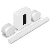 Soundbary - SONOS Arc Ultra + Sub 4 + 2x ERA 300 najmocniejszy zestaw wszechogarniający (komplet/biały) - miniaturka - grafika 1