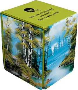 Ultra Pro: Alcove Flip Deck Box - Bob Ross - Lakeside Path - Gry planszowe - miniaturka - grafika 1