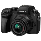 Aparaty Cyfrowe - Panasonic Lumix G7 czarny + 14-42mm - miniaturka - grafika 1