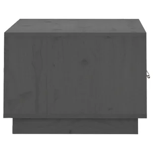 Lumarko Stolik kawowy, szary, 80x50x35 cm, lite drewno sosnowe - Ławy i stoliki kawowe - miniaturka - grafika 9