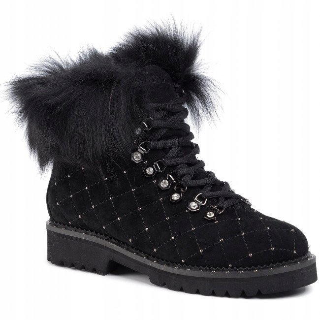 Eva Minge Damskie Botki Klasyczne Skóra 35 3d9g4*