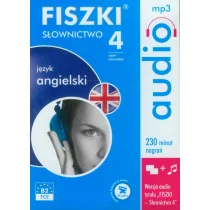 Cztery Głowy Fiszki audio. Język angielski - Słownictwo 4 - Praca zbiorowa - Książki do nauki języka angielskiego - miniaturka - grafika 1