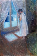 Plakaty - The Girl by the Window (1893), Edvard Munch -  plakat Wymiar do wyboru: 70x100 cm - miniaturka - grafika 1