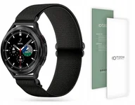 Akcesoria do smartwatchy - Czarny pasek silikonowy 20mm do Samsung Galaxy Watch - uniwersalny - miniaturka - grafika 1