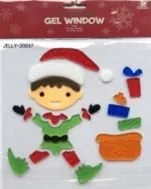 Zabawki kreatywne - Elf Żelowe naklejki dekoracyjne BN - miniaturka - grafika 1