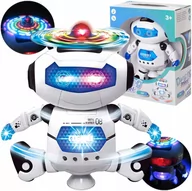 Roboty dla dzieci - Robot Tańczy Obraca Się 360° Ze Światłem Dźwiękiem - miniaturka - grafika 1