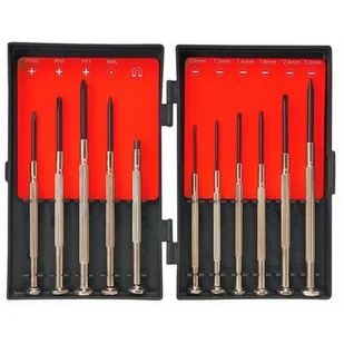 Top Tools wkrętaki precyzyjne, komplet 11 sztuk, 39D194 - Śrubokręty - miniaturka - grafika 1
