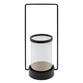 Świeczniki - Świecznik Dekoracyjny Wiki (01) 15X12X32 Cm Czarny - miniaturka - grafika 1