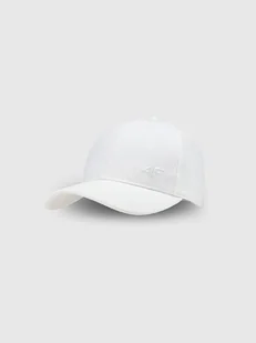 4F Czapka z daszkiem strapback uniseks - biała L/XL - Czapki damskie 4F Czapka z daszkiem strapback uniseks - biała L/XL - Czapki damskie - miniaturka - grafika 1