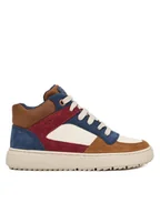 Buty dla chłopców - Geox Sneakersy J Theleven J46LDC 05422 C1MD6 S Brązowy - miniaturka - grafika 1