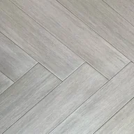 Podłogi drewniane - Bambus Chevron White Greylish Lakier Półmat Uv Jodła Lewa - miniaturka - grafika 1