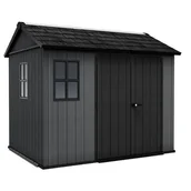 Altany ogrodowe - KETER Domek narzędziowy Newton Plus 259109 9x7.5 Szary 230 x 287.8 x 246 cm - miniaturka - grafika 1