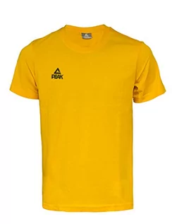 Koszulki męskie - Peak Sport Europe PEAK Sport Europe T-Shirt logo, żółty, XS 20126_Gelb_XS - grafika 1