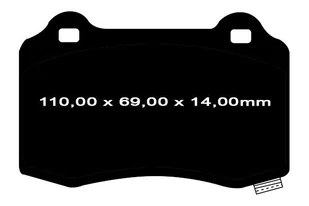 Klocki hamulcowe tylne EBC GreenStuff Cadillac CTS V8 - Klocki hamulcowe - miniaturka - grafika 6
