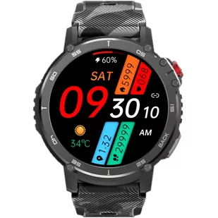 Rubicon RNCF08 Czarny - Smartwatch - miniaturka - grafika 1