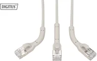 Kable miedziane - Digitus Kabel CAT 6A F/FTP miedziany szary, 0,5m DK-1632-A-005B - miniaturka - grafika 1