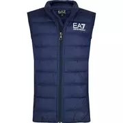 Kurtki i płaszcze dla chłopców - EA7 Puchowy bezrękawnik | Regular Fit - miniaturka - grafika 1