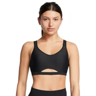 Bielizna sportowa damska - Biustonosz treningowy Under Armour UA Infinity Low Mesh - czarny - UNDER ARMOUR - miniaturka - grafika 1