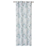 Firany - Firana Alpina biało-niebieska 140 x 280 cm na przelotkach - miniaturka - grafika 1