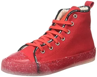 Love Moschino Collezione Autunno Inverno 2021, trampki damskie, Czerwona, 40 EU - Trampki damskie - miniaturka - grafika 1