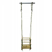 Sprzęt wspinaczkowy - Master dzieci małych dzieci z drewna na biegunach huśtawka siedziska, brązowa, One Size MAS-B120 - miniaturka - grafika 1