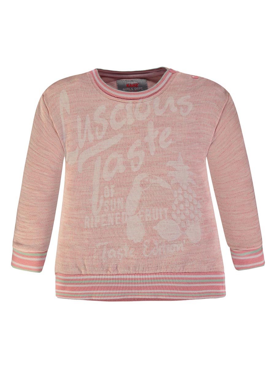 Dziewczęca bluzka z długim rękawem różowa Kanz r.140