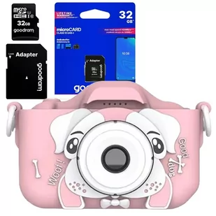 Aparat Fotograficzny Dla Dzieci Piesek + Karta pamięci 32 GB Zabawka Dla Dzieci - Aparaty Cyfrowe - miniaturka - grafika 1
