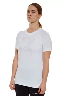 Koszulki sportowe damskie - Koszulka termoaktywna damska Brubeck Aerate SS13850 biały - grafika 1