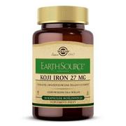 Suplementy naturalne - Solgar Earth Source Koji Iron 27 mg 30 kaps - miniaturka - grafika 1