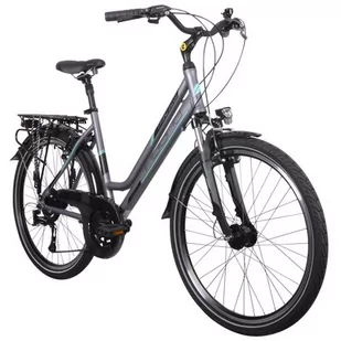 Rower trekkingowy INDIANA X-Road 3.0 D19 26 cali damski Grafitowy - Rowery - miniaturka - grafika 1