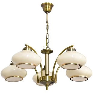 ActiveJet Lampa sufitowa AJE-RITA 5P E27 5x40W Patyna - Lampy sufitowe - miniaturka - grafika 1