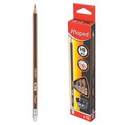 Ołówki - Maped Ołówek Blackpeps HB z gumką 851721 - miniaturka - grafika 1