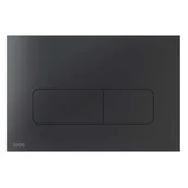 Przyciski spłukujące - Alcadrain Flat - Kontrola spłukiwania, czarny mat MOON-BLACK - miniaturka - grafika 1