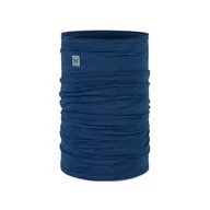 Czapki i chusty sportowe damskie - Chusta wielofunkcyjna z wełny merynosów z elementem odblaskowym Buff Merino Lightweight Multistripes Indigo - miniaturka - grafika 1