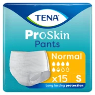 Bielizna lecznicza - Tena Pants ProSkin, majtki chłonne, rozmiar S, 65-85 cm, Normal, 15 sztuk - miniaturka - grafika 1
