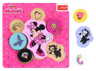 Trefl Drewniana układanka, rozwija motorykę małą (Słodka i urocza - Myszka Minnie) - Puzzle - miniaturka - grafika 1