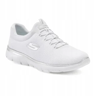 Buty damskie Skechers Summits white/silver 39 Eu - Buty sportowe damskie - miniaturka - grafika 1