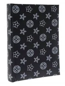 Albumy fotograficzne - Album 50 zdjęć 10x15 Art czarna ekoskóra wzorki - miniaturka - grafika 1