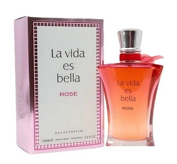 Fragrance World La Vida Es Bella Rose 100ML Perfumy Arabskie Dla Kobiet