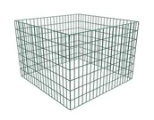 Kompostowniki - Kwadratowy siatkowy kompostownik ogrodowy S4-E69 - miniaturka - grafika 1