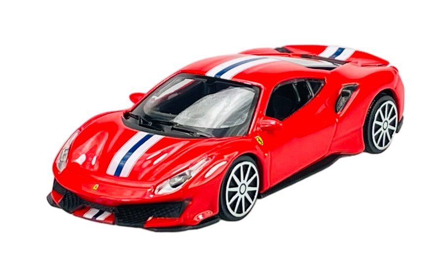 BBURAGO FERRARI 488 PISTA CZERWONY 1:43 36000