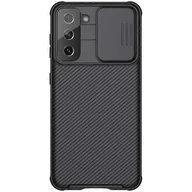 Etui i futerały do telefonów - Dla Samsung Galaxy S21 5G NILLKIN Black Mirror Pro Series Camshield Full Coverage Pyłoszczelne, odporne na zarysowania etui na telefon Czarny - miniaturka - grafika 1