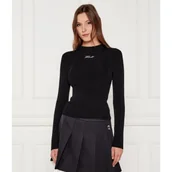 Bluzki damskie - Karl Lagerfeld Bluzka | Slim Fit - miniaturka - grafika 1