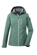 Kurtki damskie - Killtec Damska kurtka softshell / kurtka outdoorowa z kapturem KOS 89 WMN SFTSHLL JCKT; pistacja, 36, 39138-000 - miniaturka - grafika 1