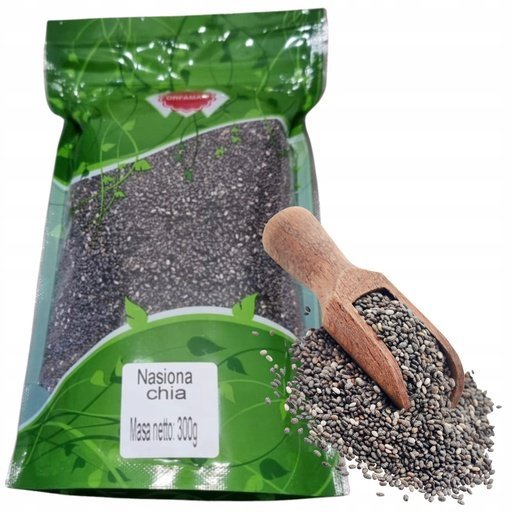 Chia Nasiona Bio Naturalne Zdrowa Żywność Orfamak 300g